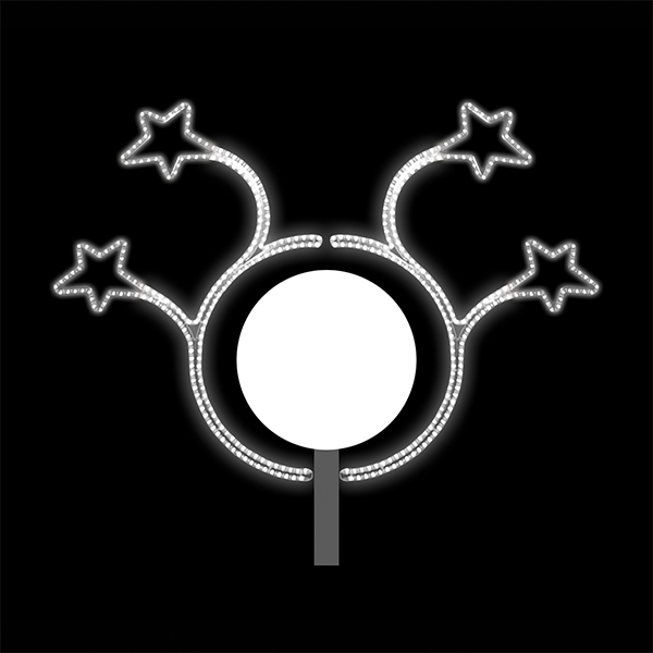 Světelný Dekor LED 8081 - 198x140cm