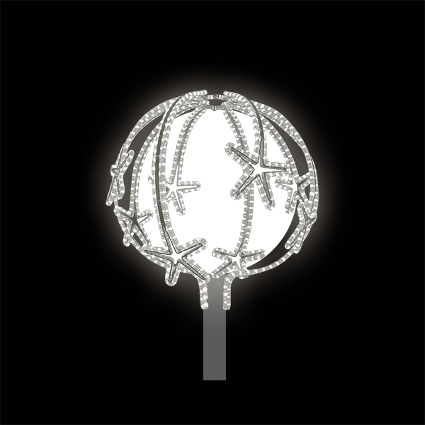 Světelný dekor Padající hvězdy 3D LED 8162 - 123 x 78 cm