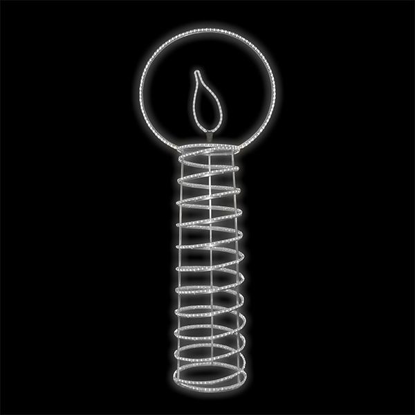 Světelný Dekor Svícen 3D LED 8251 - 250 x 90 cm