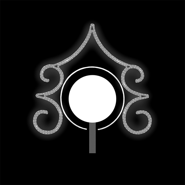 Světelný Dekor LED 8272 - 118x110cm