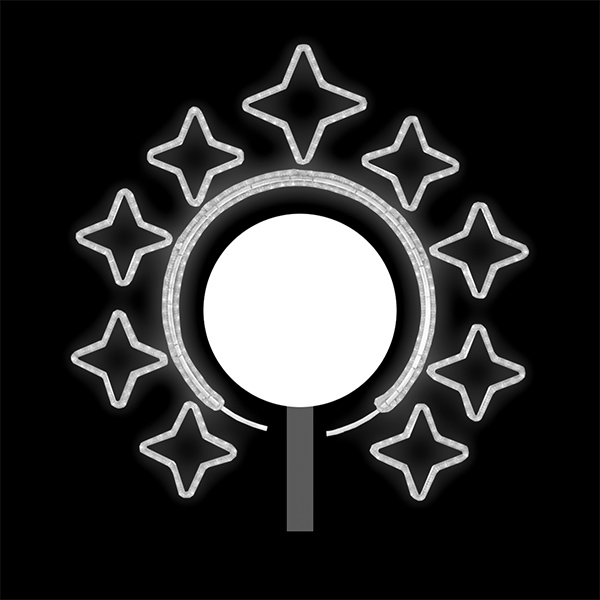 Světelný Dekor LED 8341 - 113x115cm