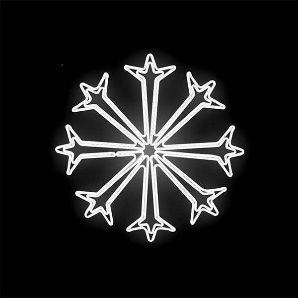 Světelný Dekor LED 8551 - 123x126cm