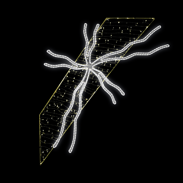 Světelný Dekor LED 8841 - 161x146cm