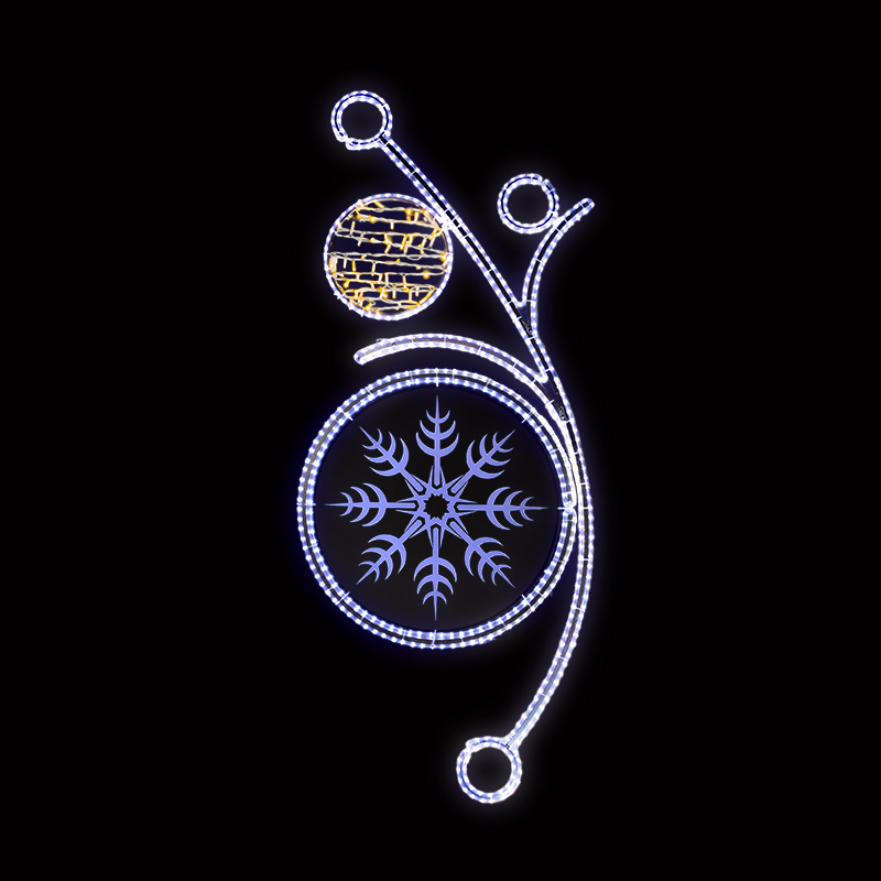 Světelný Dekor s plastovou vsadkou LED 1002 - 215 x 87 cm