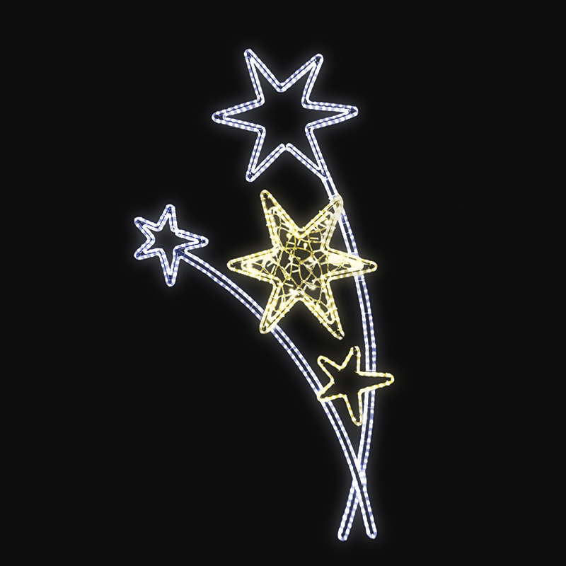 Světelný Dekor LED 1022 s výpletem - 205 x 113 cm