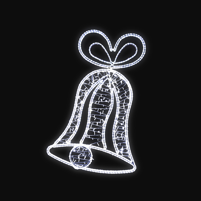 Světelný dekor Zvonek s výpletem LED 1101 - 162 x 110 cm
