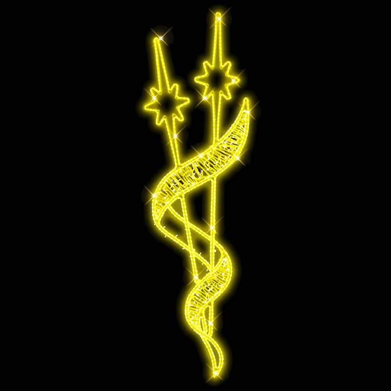 Světelný Dekor Hvězdy Orion se stuhou LED 9692 - 205 x 66 cm