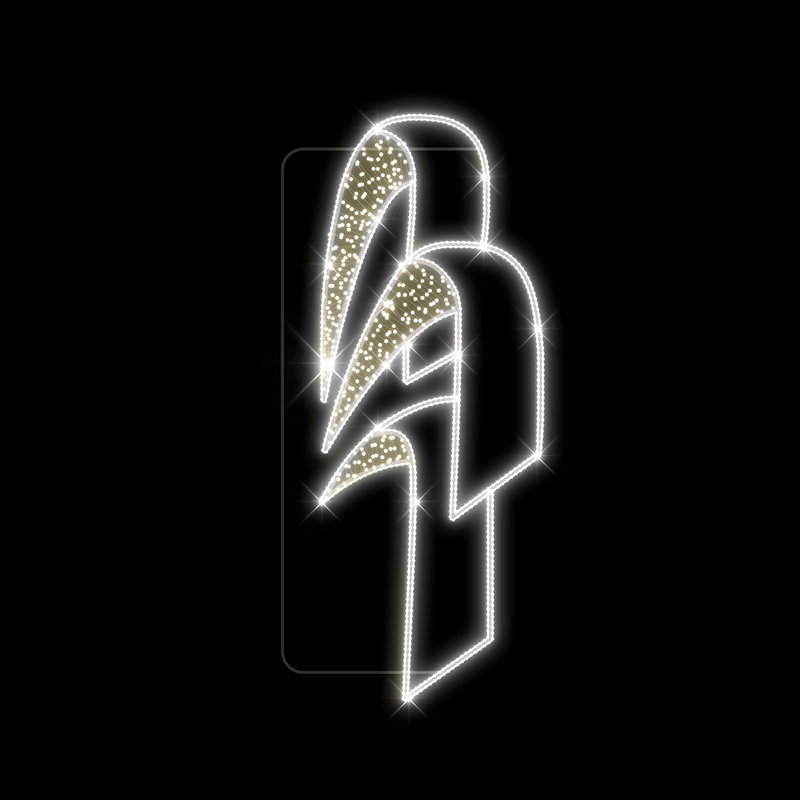 Světelný Dekor LED 9831 - 115x298cm