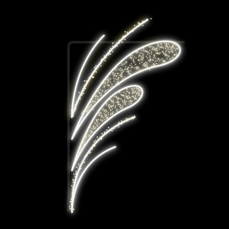 Světelný Dekor LED 9861 - 297x167cm