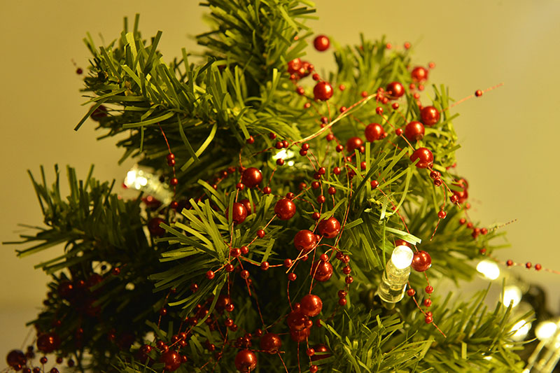 Korálková girlanda 3200210 červená