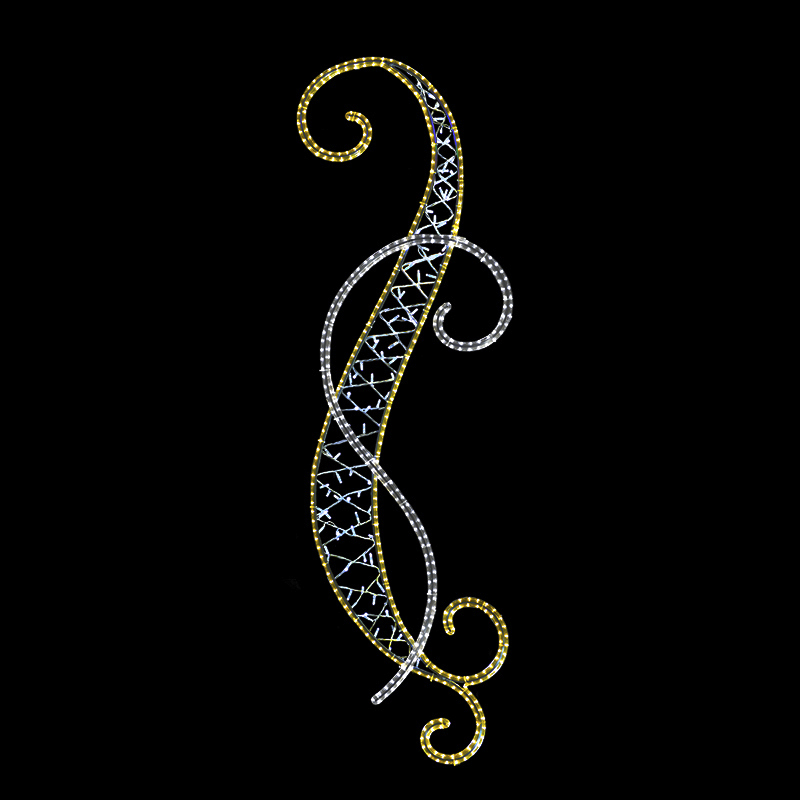 Světelný Kroucený dekor LED 1241 - 225 x 70 cm