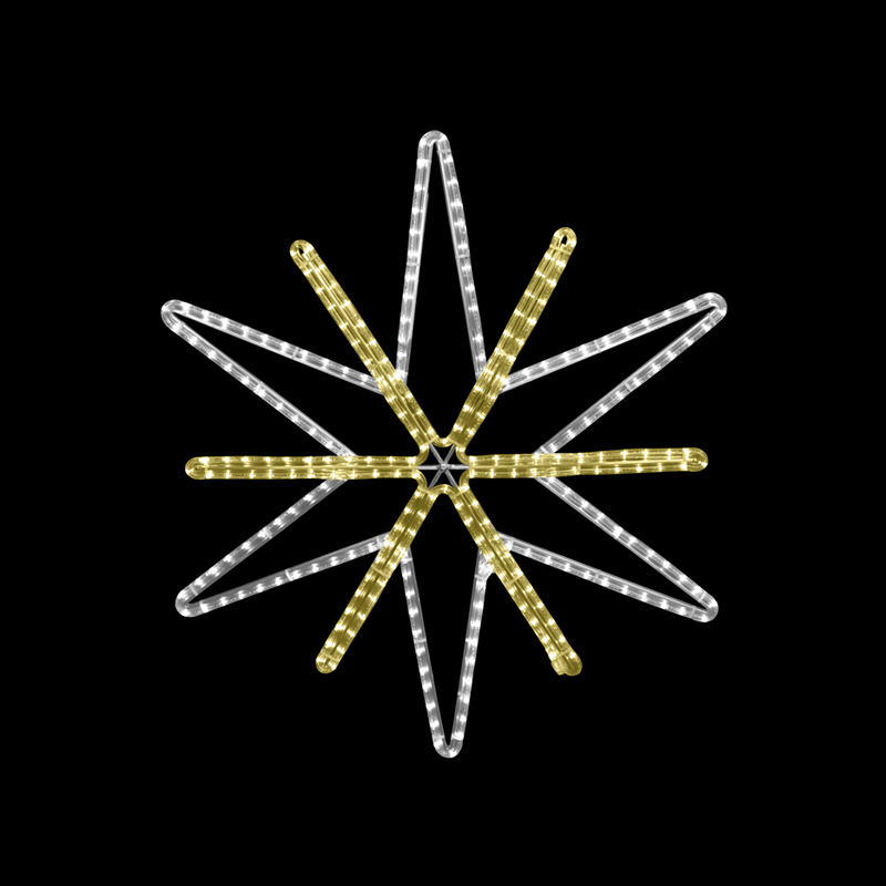 Světelný Dekor hvězda LED 5351 - 92 x 84 cm