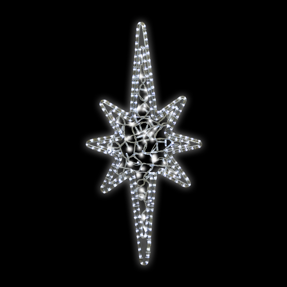 Světelný dekor Hvězda Orion velká LED 6082 - 112 x 52 cm