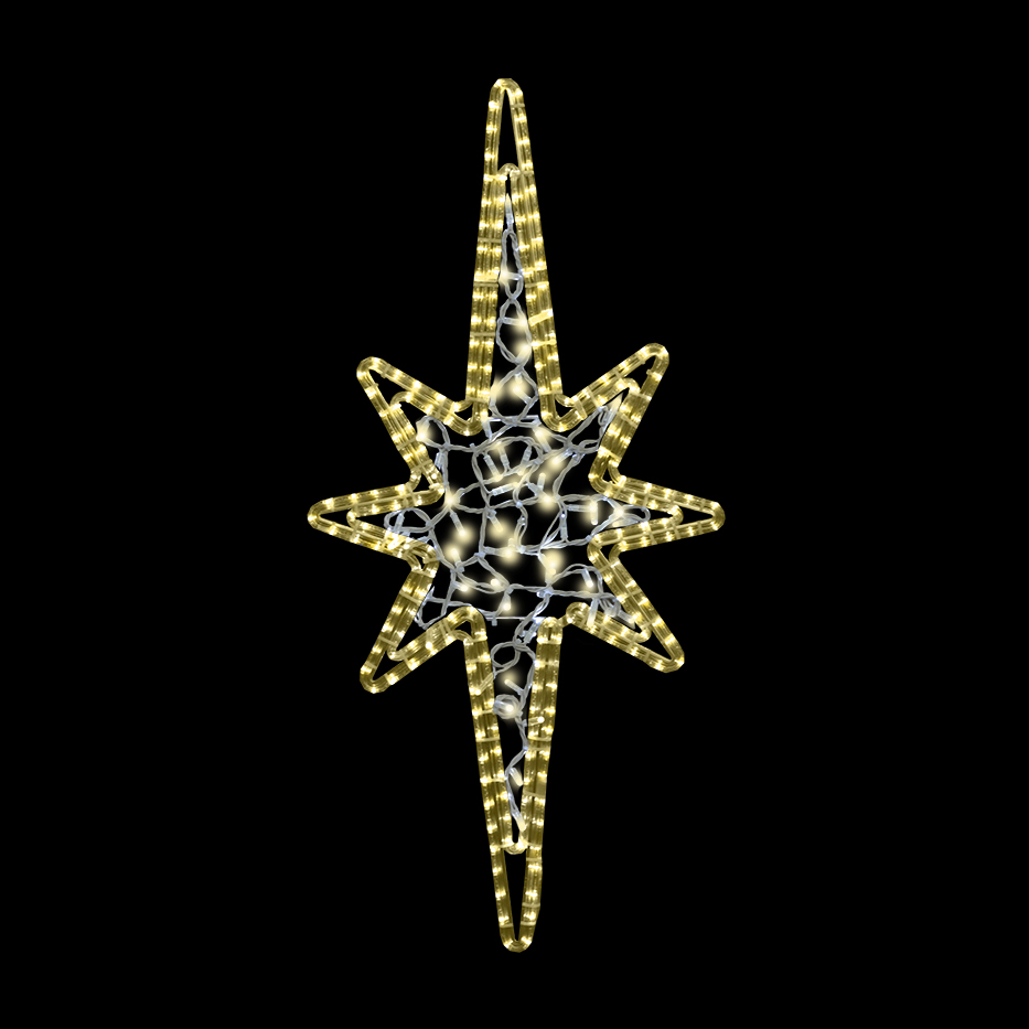 Světelný dekor Hvězda Orion velká LED 6082 - 112 x 52 cm