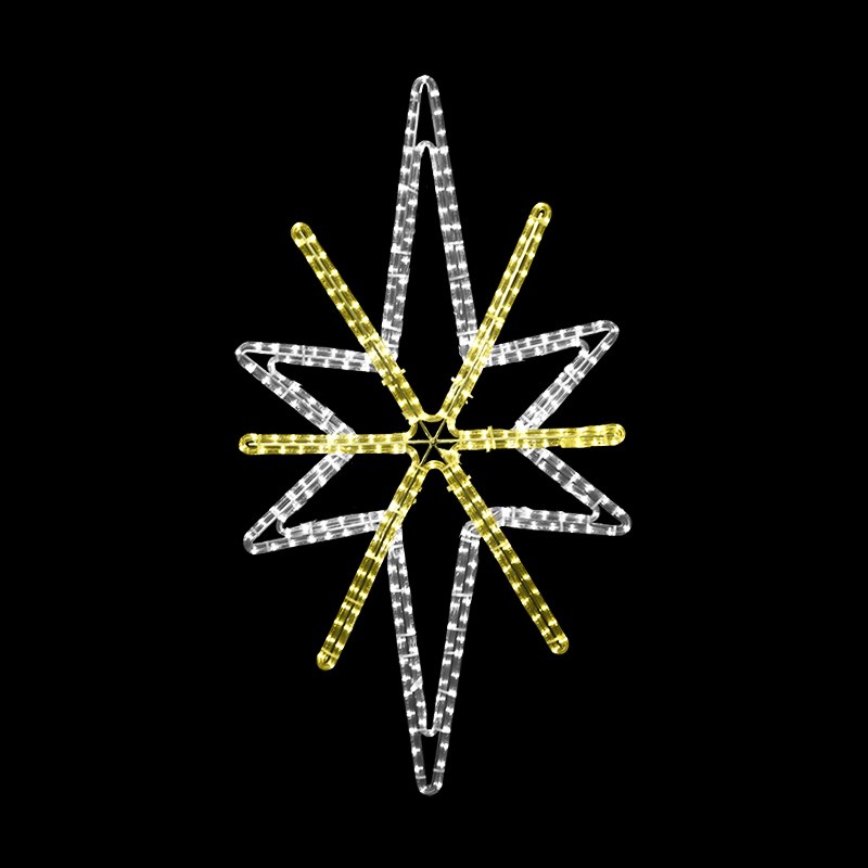 Světelný Dekor hvězda LED 5381 - 112 x 61 cm