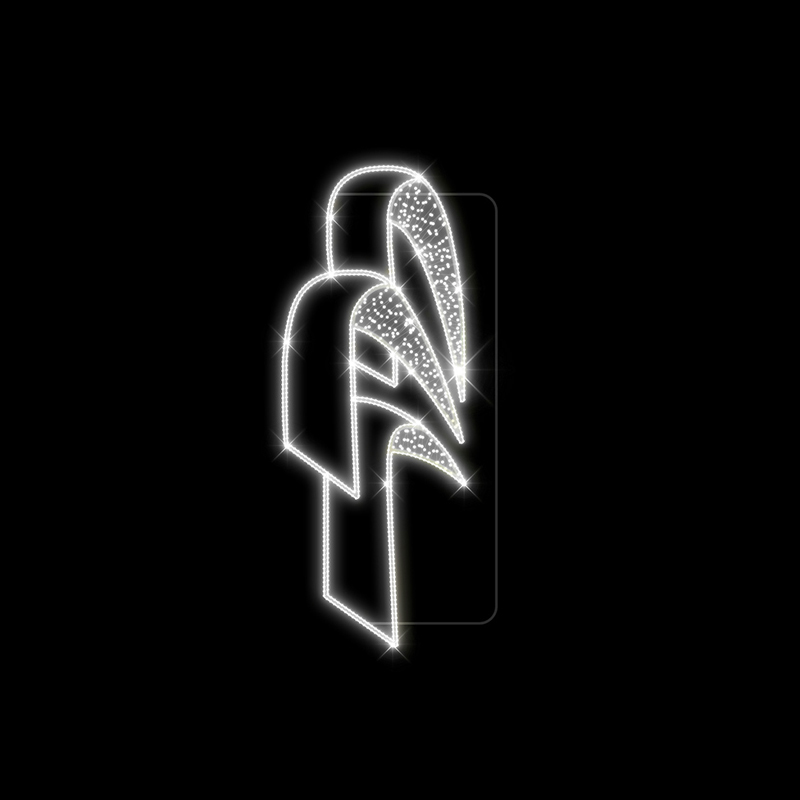 Světelný Dekor LED 9832 - 242x95cm