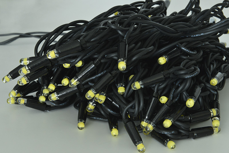 Světelný řetěz LED-PLR(H)-100-20M bílá/čk 20m, 100 LED SUPERSVÍTIVÝ