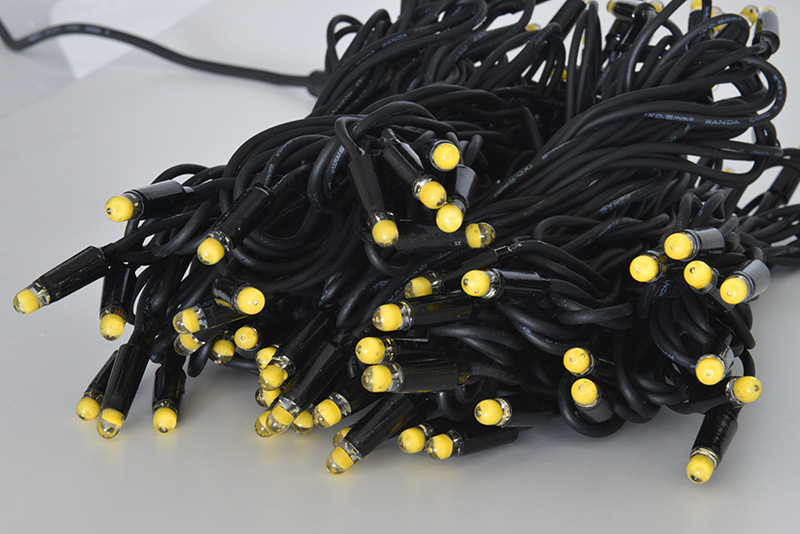 Světelný řetěz LED-PLR(H)-100-20M teplá bílá/čk 20m, 100 LED SUPERSVÍTIVÝ