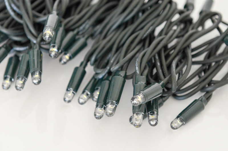 Světelný řetěz LED-PLR-60 teplá bílá/zk 6m, 60 LED