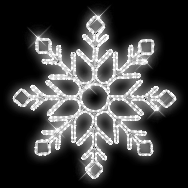 Vločka dekorace LED 8692 - 95 x 90 cm