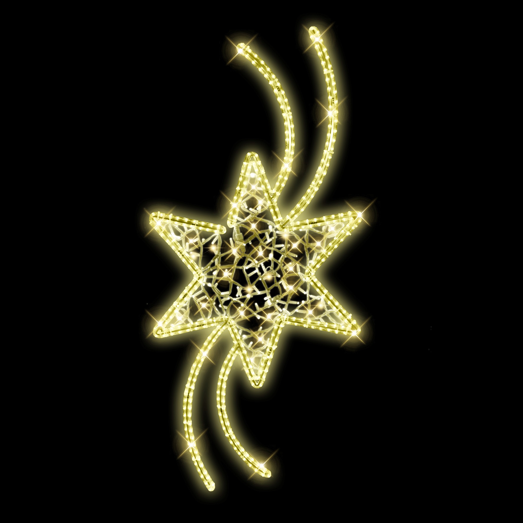 Hvězda dekorace LED 1462 - 197 x 76 cm