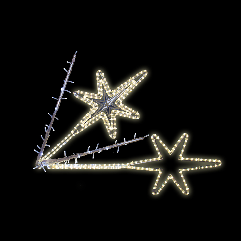 Dekorace LED 1382 AB - 124 x 242 cm