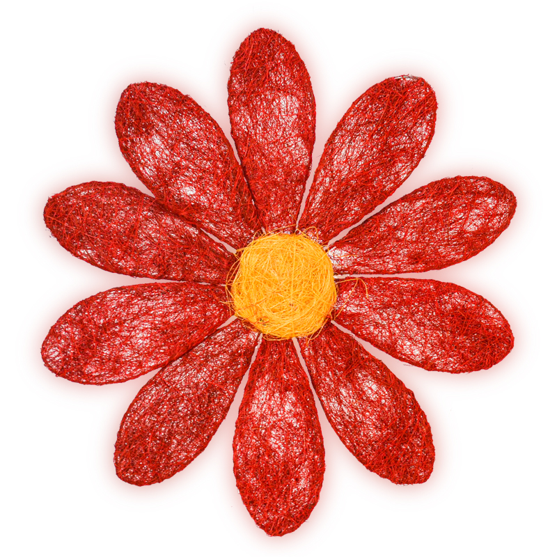 Sisalová kytka B54931 - 35 cm