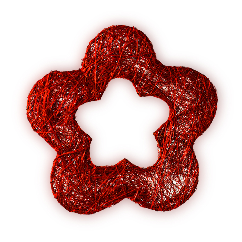 Sisalová kytka B54912 - 15 cm