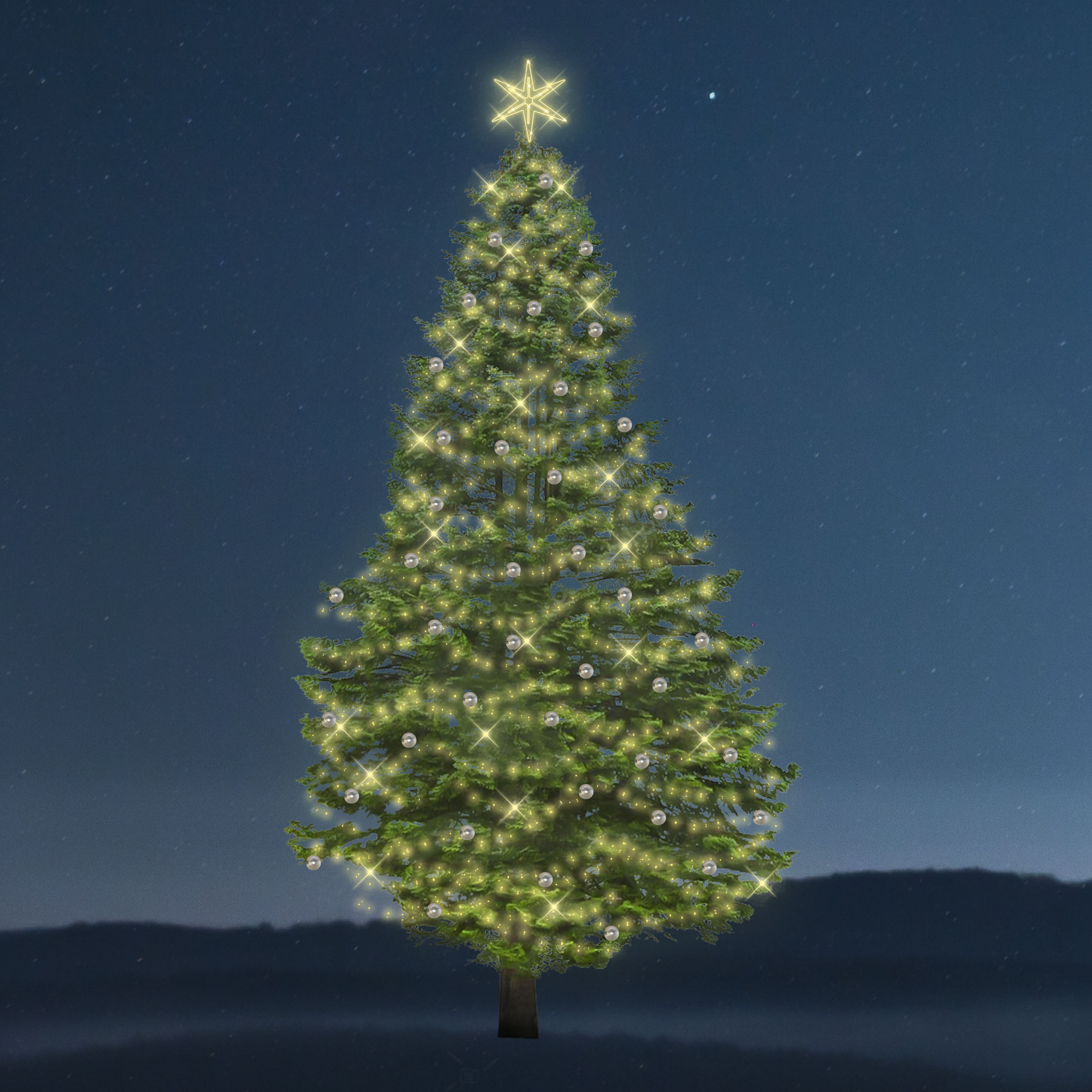 Sada osvětlení na strom Classic - 3888 LED, 13-15 m