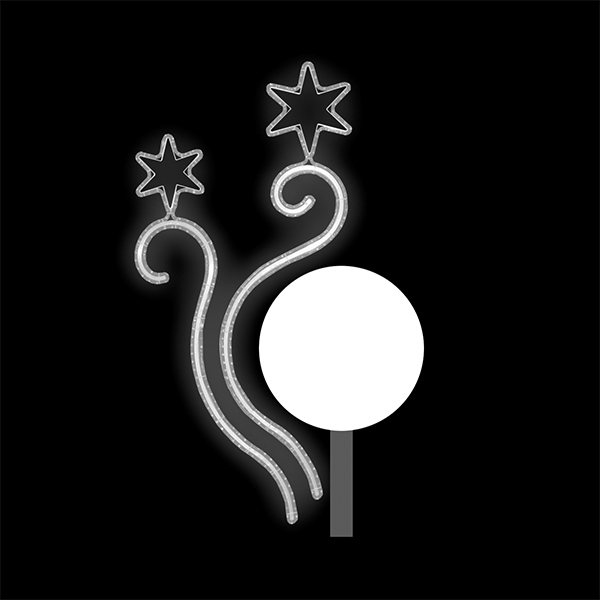 Světelný Dekor LED 8331 - 156x73cm