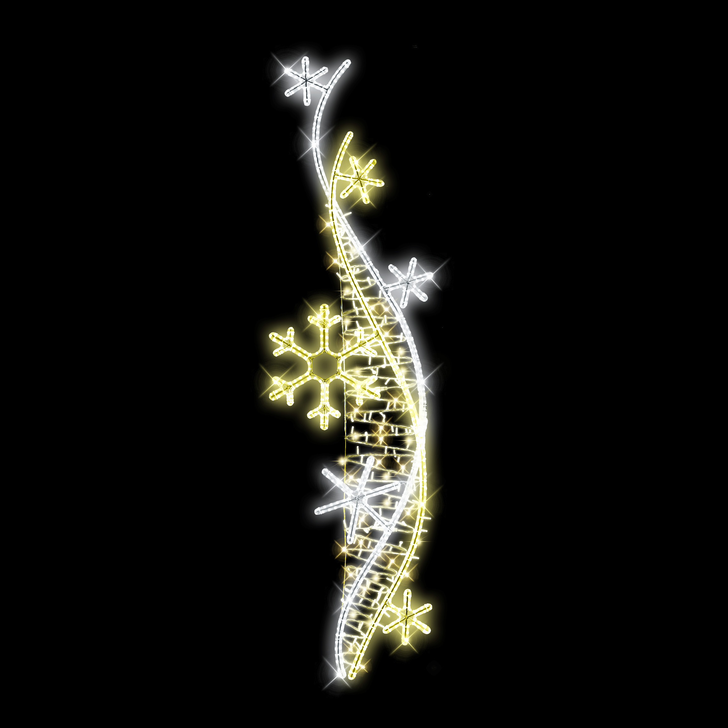 Světelný dekor LED s výpletem 1511 - 281 x 73 cm