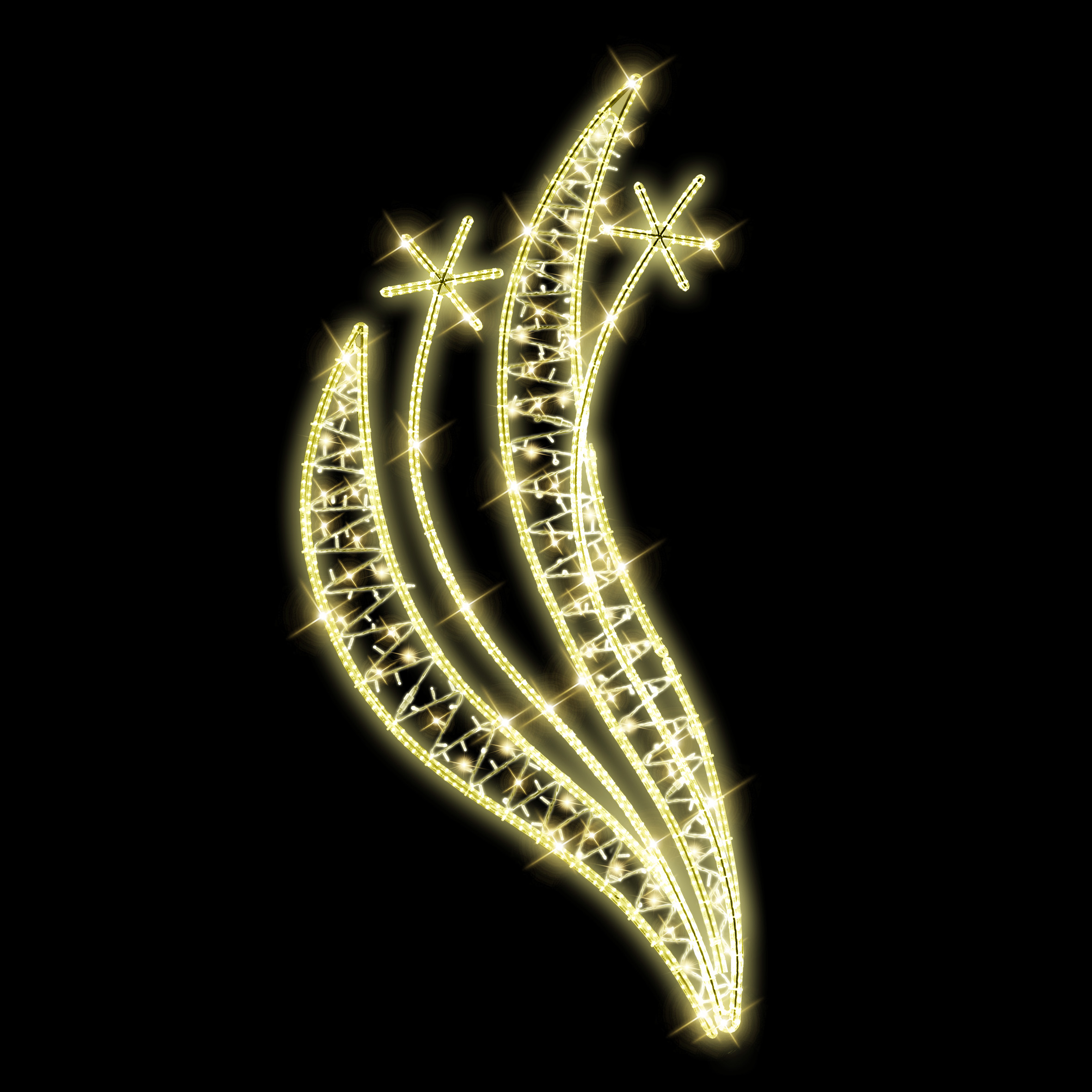 Světelný dekor LED s výpletem 1531 - 285 x 124 cm