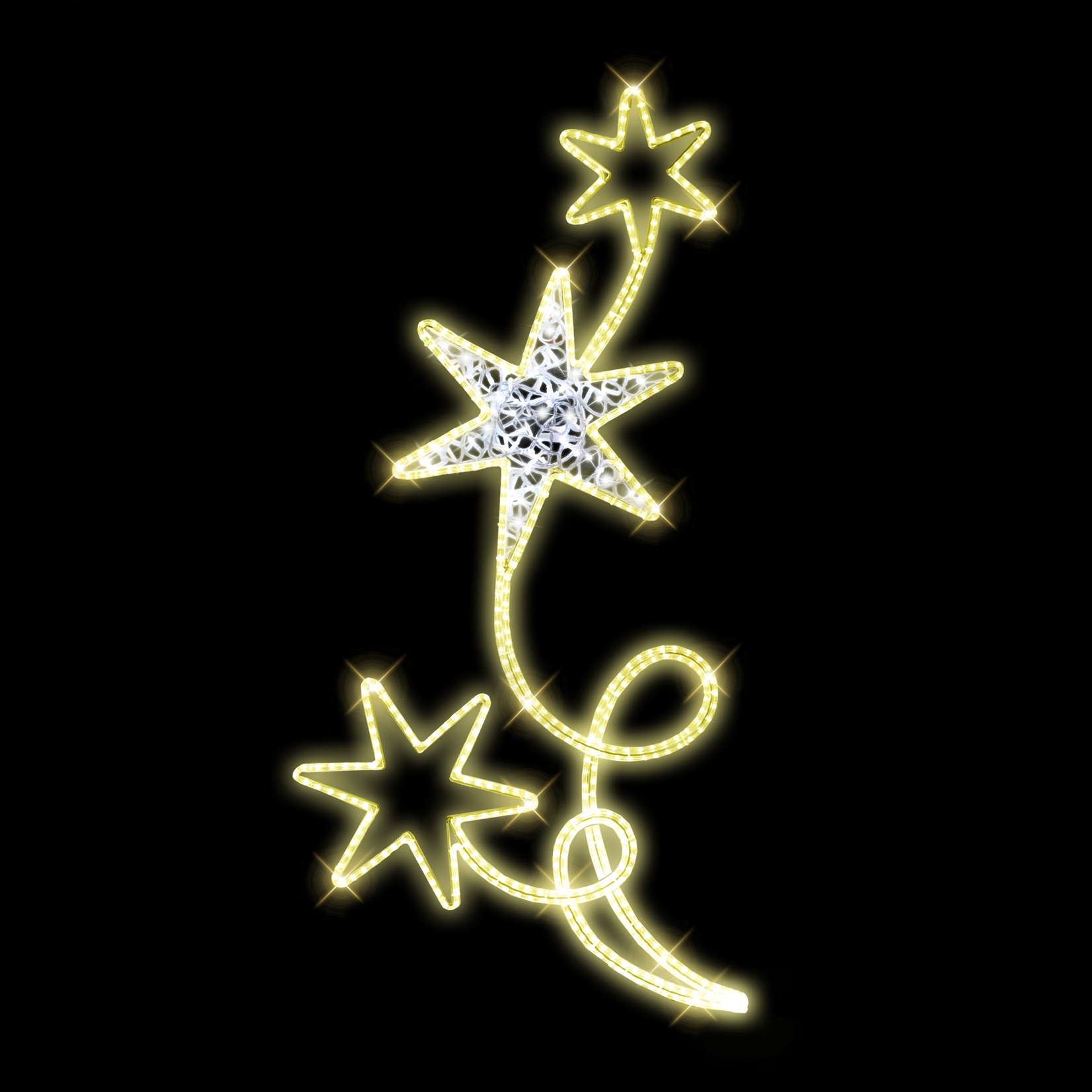 Světelný dekor LED s výpletem 1541 - 200 x 98 cm