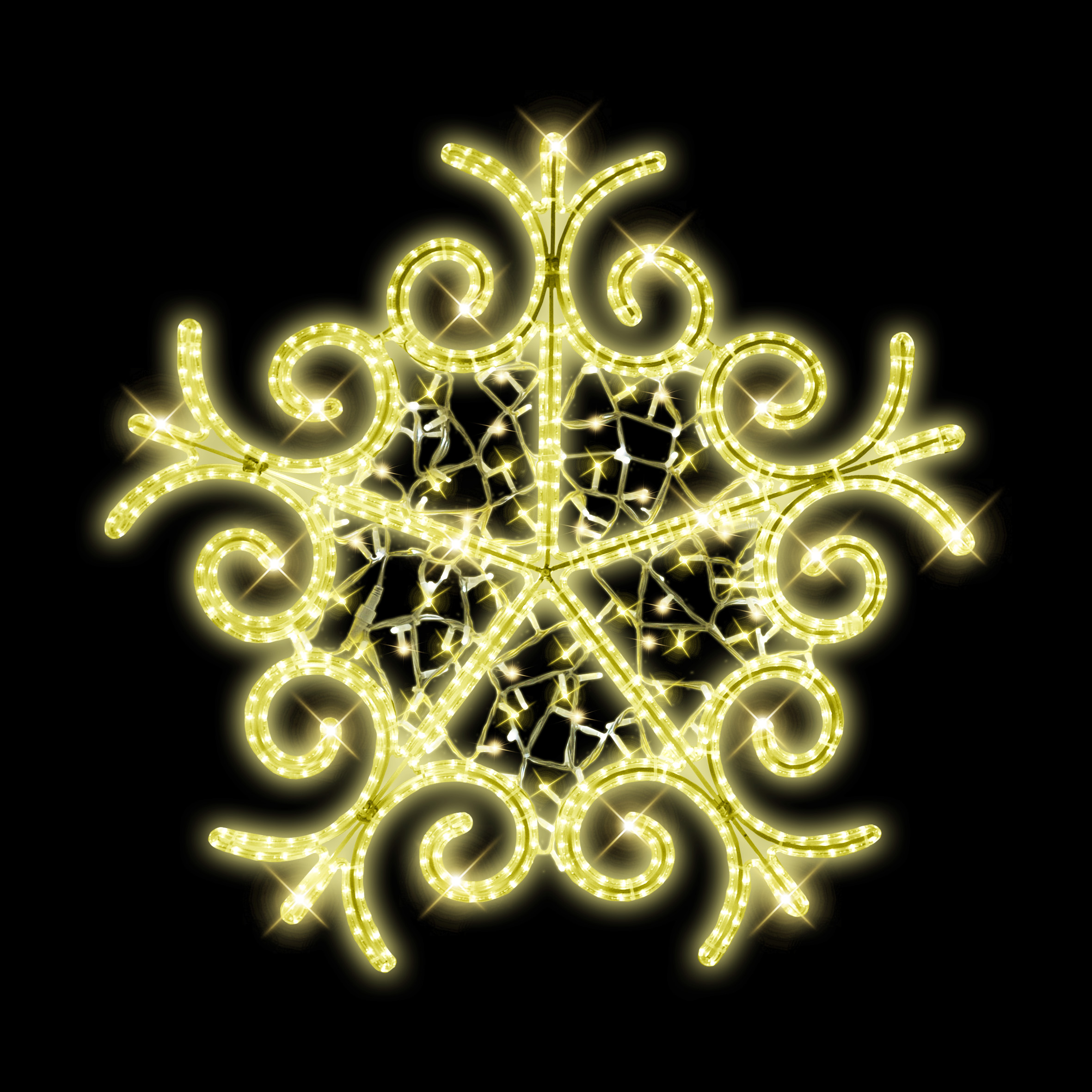 Světelný dekor LED s výpletem 1571 - 112 x 114 cm