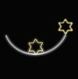 Světelný dekor LED 5291 - 80x240cm