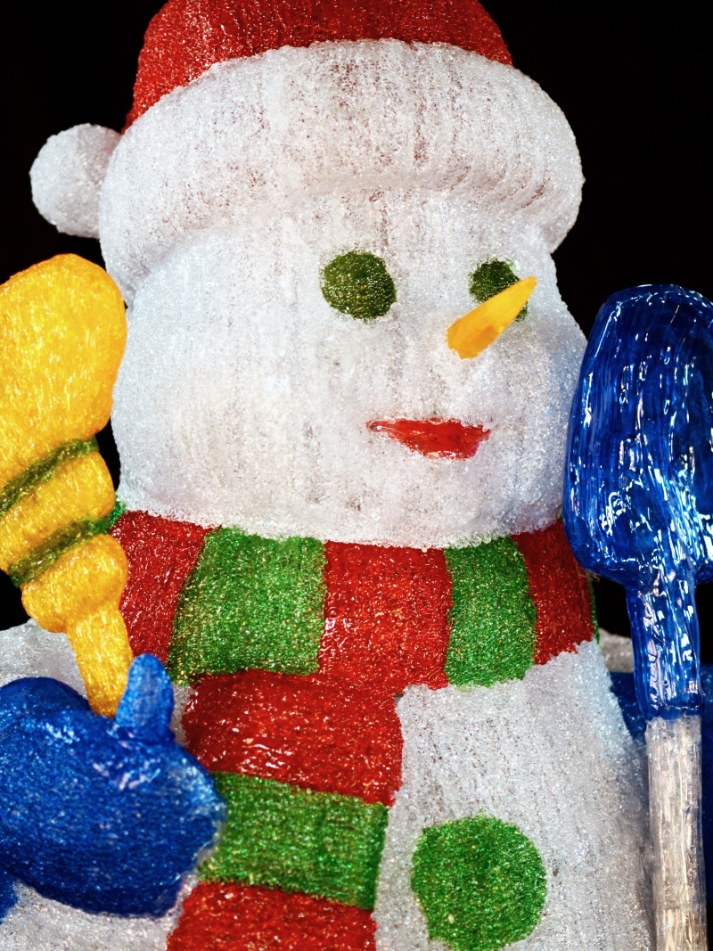 LED figura sněhulák XM(IC)-3D TR061