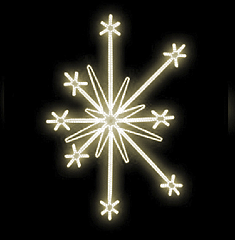 Světelný Dekor LED 5701 - 168x255cm