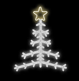 Světelný Dekor LED 5861 - 145x116cm