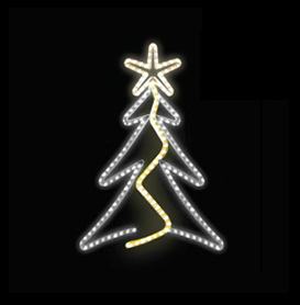 Světelný Dekor LED 5892 - 105x62cm