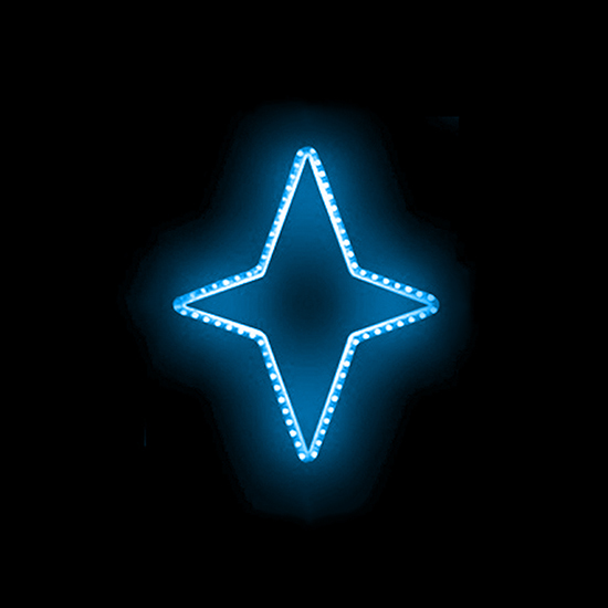 Světelný Dekor LED 6113 - 72x60cm