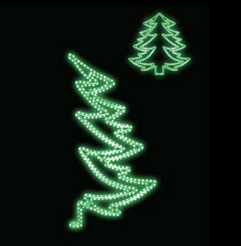 Světelný Dekor LED 6682 - 60x125cm