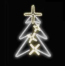 Světelný Dekor LED 6712 - 83x57cm