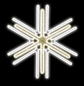 Světelný Dekor LED 6912 - 90x90cm