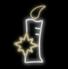 Světelný Dekor LED 7271 - 75x140cm