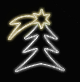 Světelný Dekor LED 7561 - 122x133cm