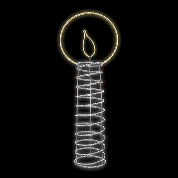 Světelný Dekor Svícen 3D LED 8251 - 250 x 90 cm