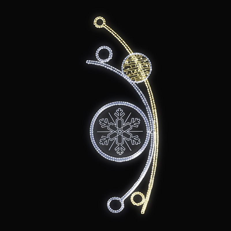 Světelný Dekor s plastovou vsadkou LED 1001 - 272 x 96cm