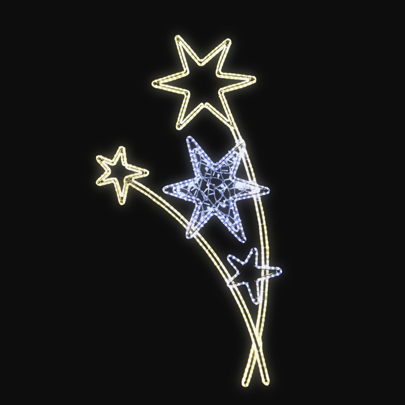 Světelný Dekor LED 1022 s výpletem - 205 x 113 cm