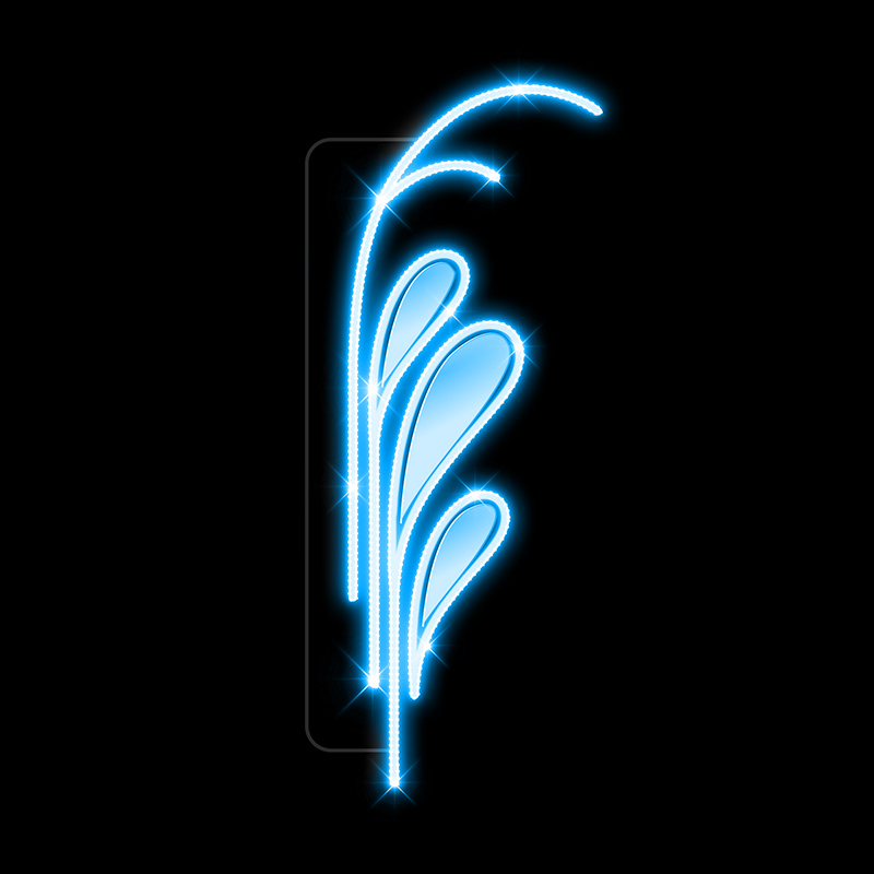 Světelný Dekor LED 9821 - 303x103cm