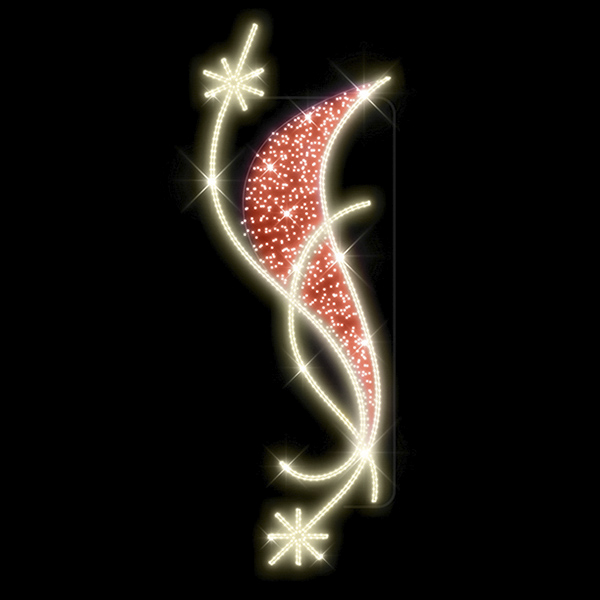 Světelný Dekor LED 9871 - 107x286cm